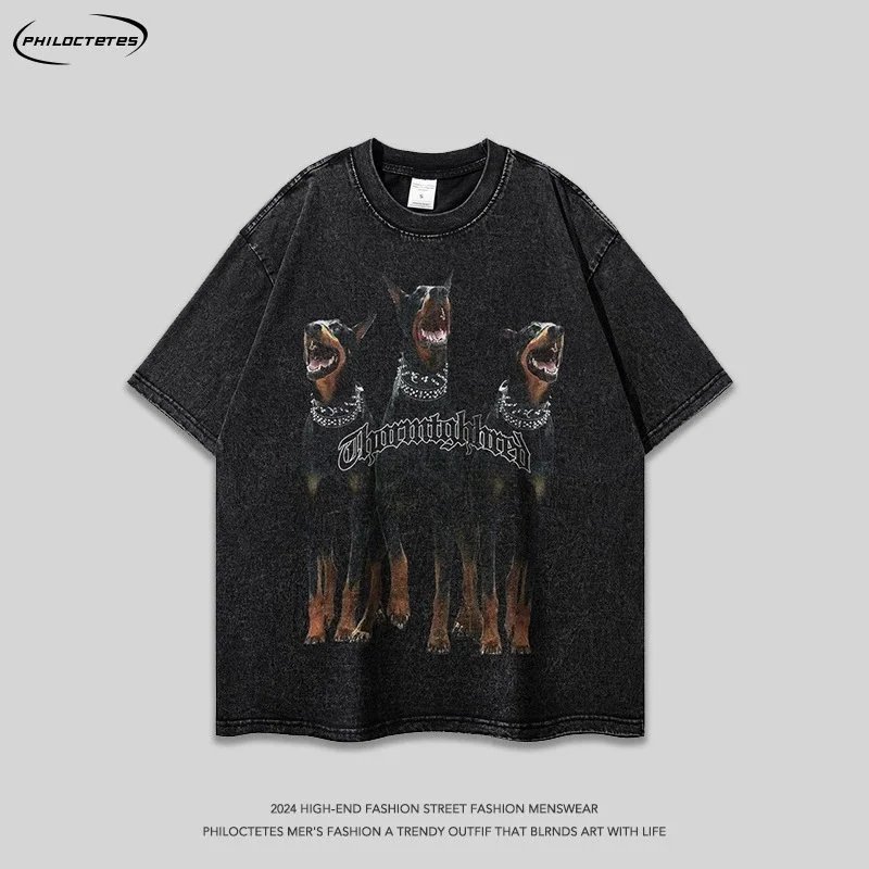 Vint*ge Represent Dog T — T-Shirt — #672