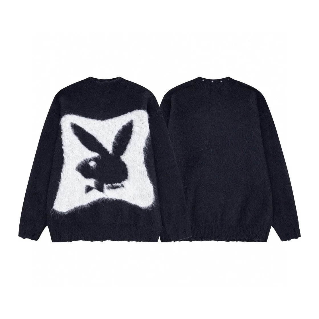 Long-Sleeve Letter-Graphic Knitwear Selection