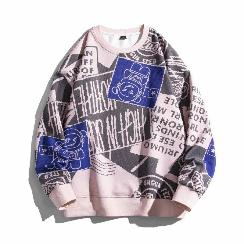 Crewneck Long-Sleeve Printed Sweatshirt — NASA 3