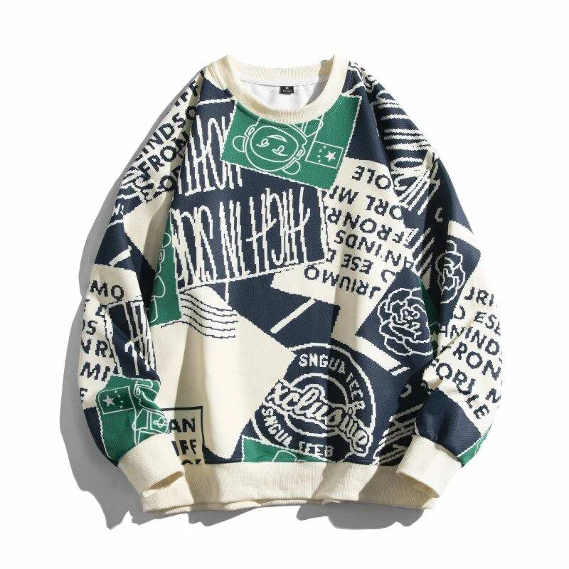 Crewneck Long-Sleeve Printed Sweatshirt — NASA 4