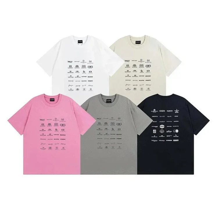 Unisex Loose-Fit Short-Sleeve T-Shirt Selection — LOGO 2