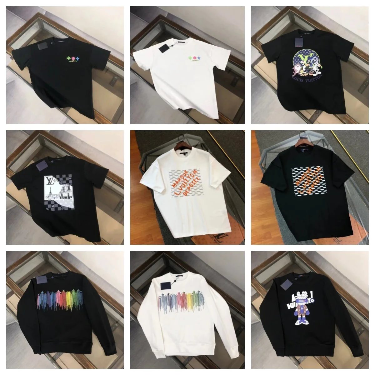 Cotton Short-Sleeve Printed T-Shirt — GF-1