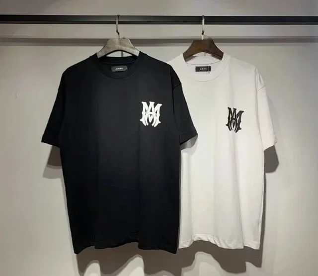 AmPeace Dove Graffiti Letters Starry Sky Classic Logo Print Short-Sleeve Top Couple T-Shirt iri 4