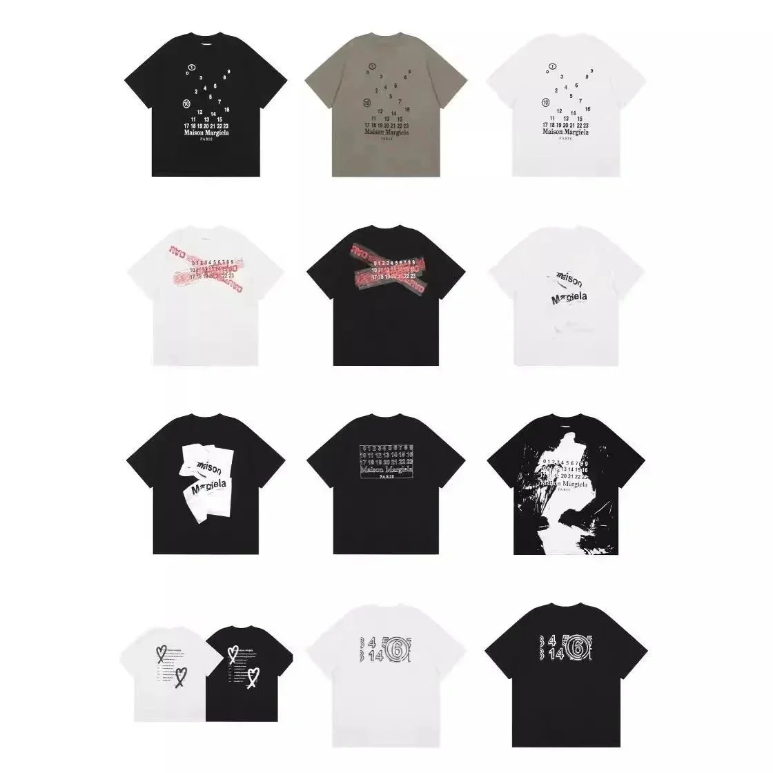 Pure cotton double yarn men's T-Shirt Short-Sleeve Top in stock — #722