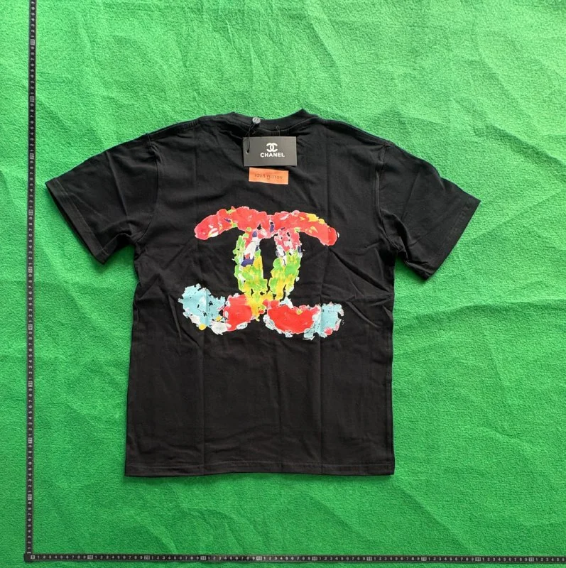 MX60-Pure cotton short-sleeved summer loose printed T-Shirt — #724 3