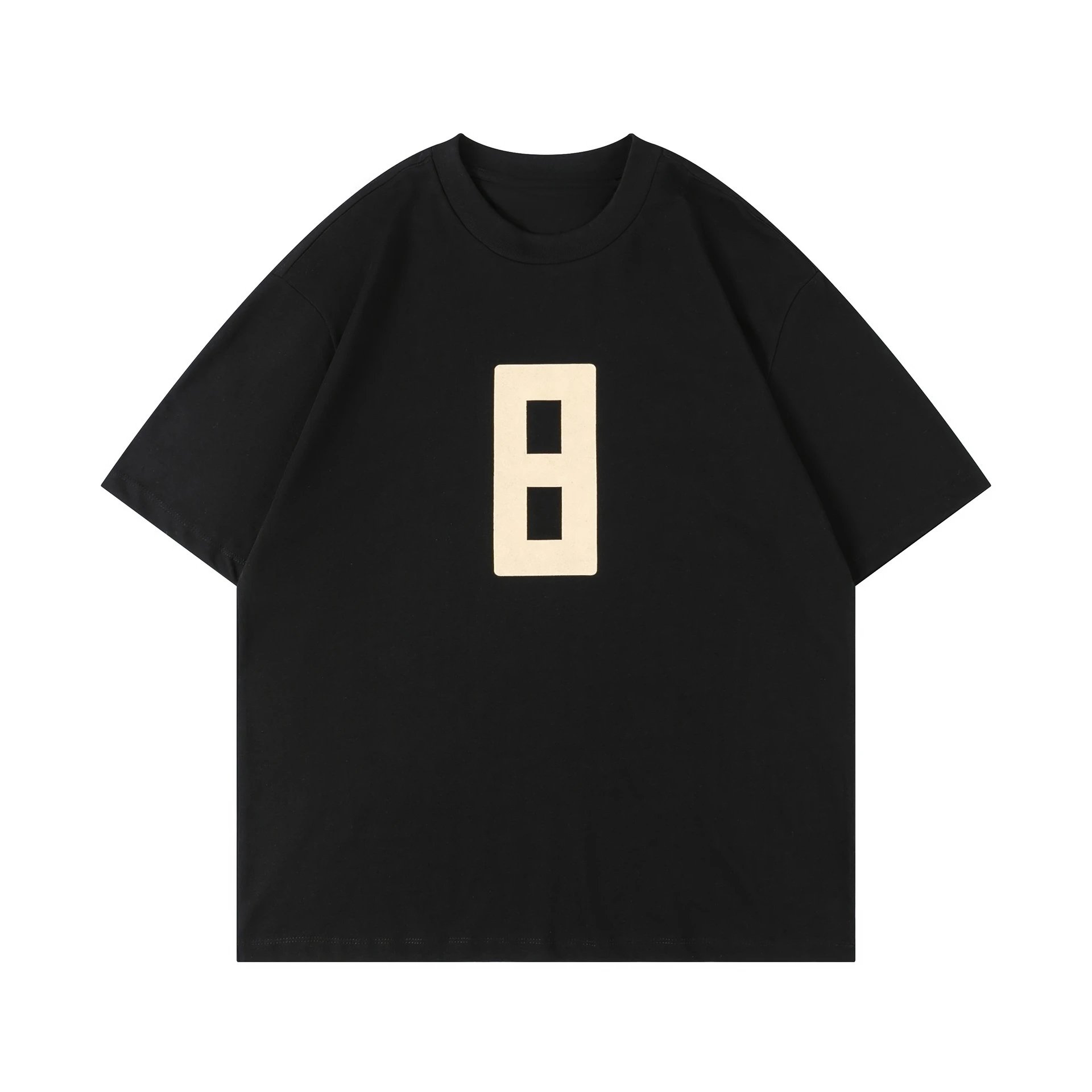F double stitch Short-Sleeve Top