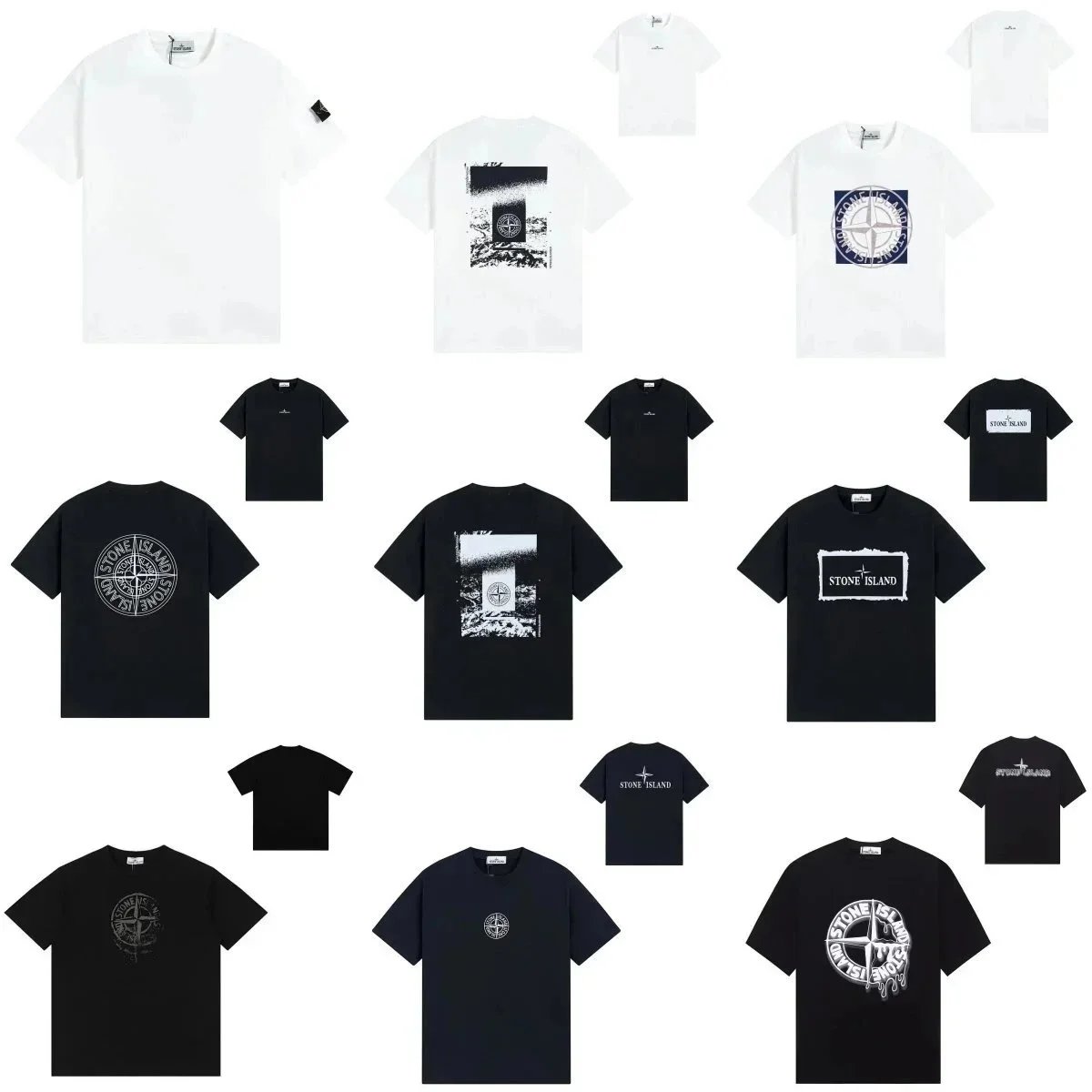 Unisex Loose-Fit Short-Sleeve Printed T-Shirt — T23