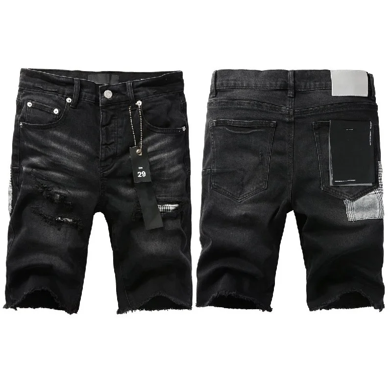 H-1 Fashion Trend Denim Casual Shorts Light Up Your Style 3