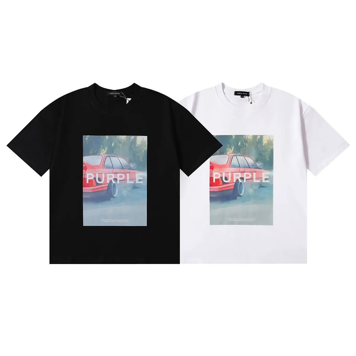 Unisex Short-Sleeve Printed T-Shirt — MC / PurpleBrand
