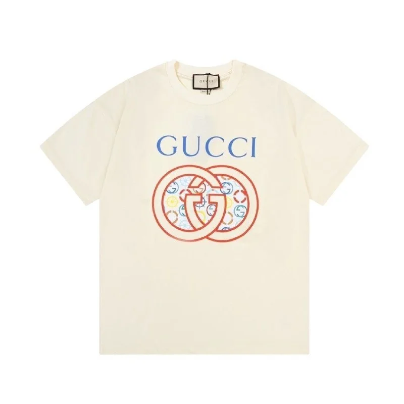 Unisex Loose-Fit Cotton Crewneck Short-Sleeve T-Shirt — #937 3