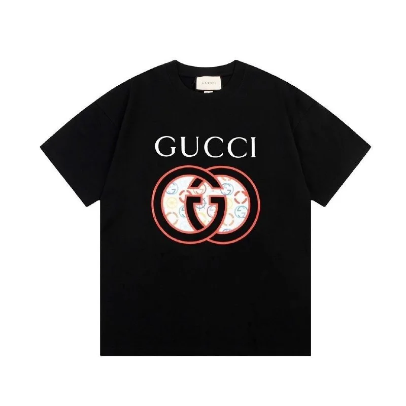 Unisex Loose-Fit Cotton Crewneck Short-Sleeve T-Shirt — #937 5