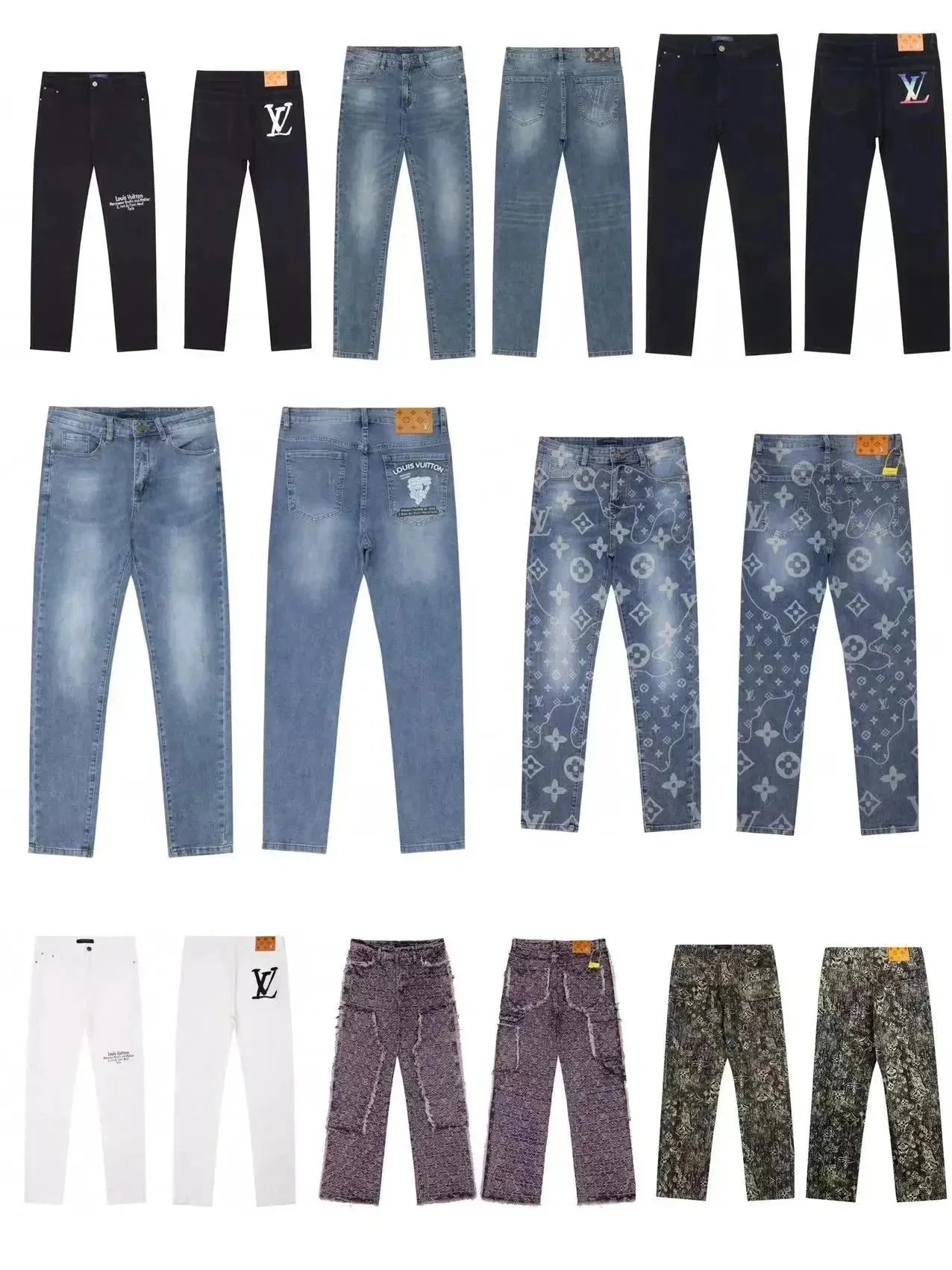 Printed Jeans